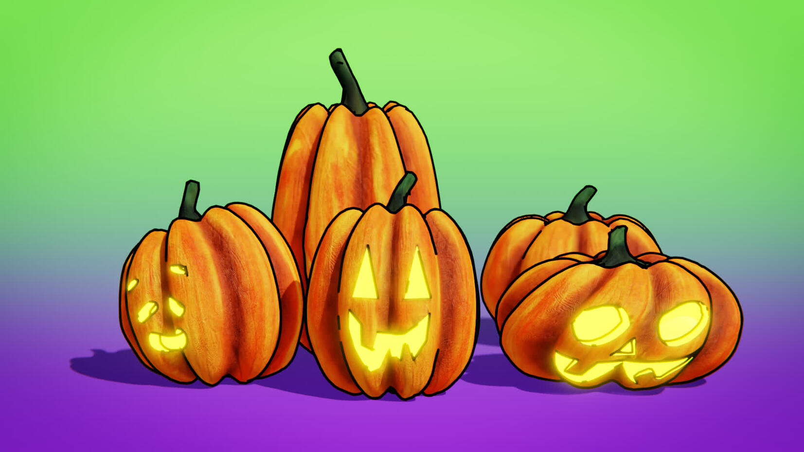 Sculpted Pumpkins